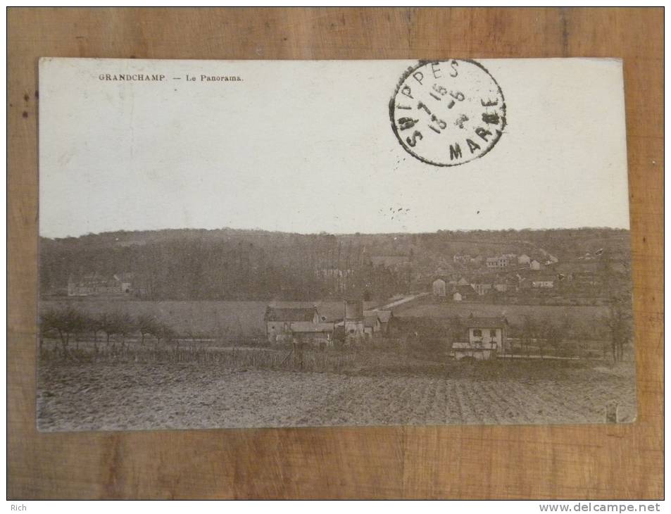 CPA 52 Haute Marne - GRANDCHAMP - Le Panorama - 1923 - Autres & Non Classés