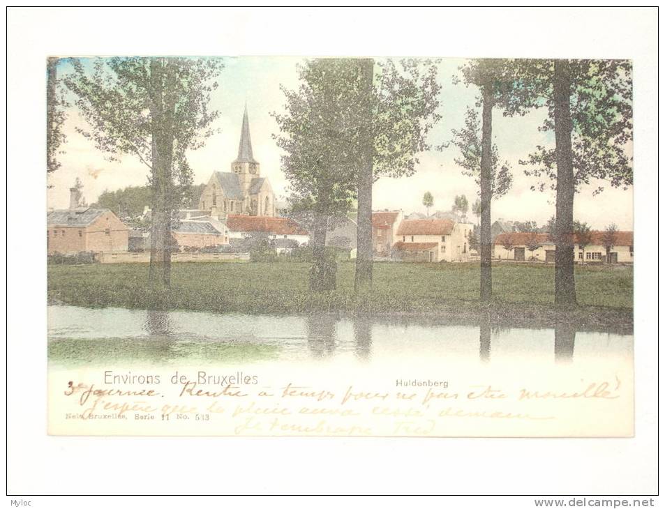 Huldenberg. Panorama En Kerk. - Huldenberg