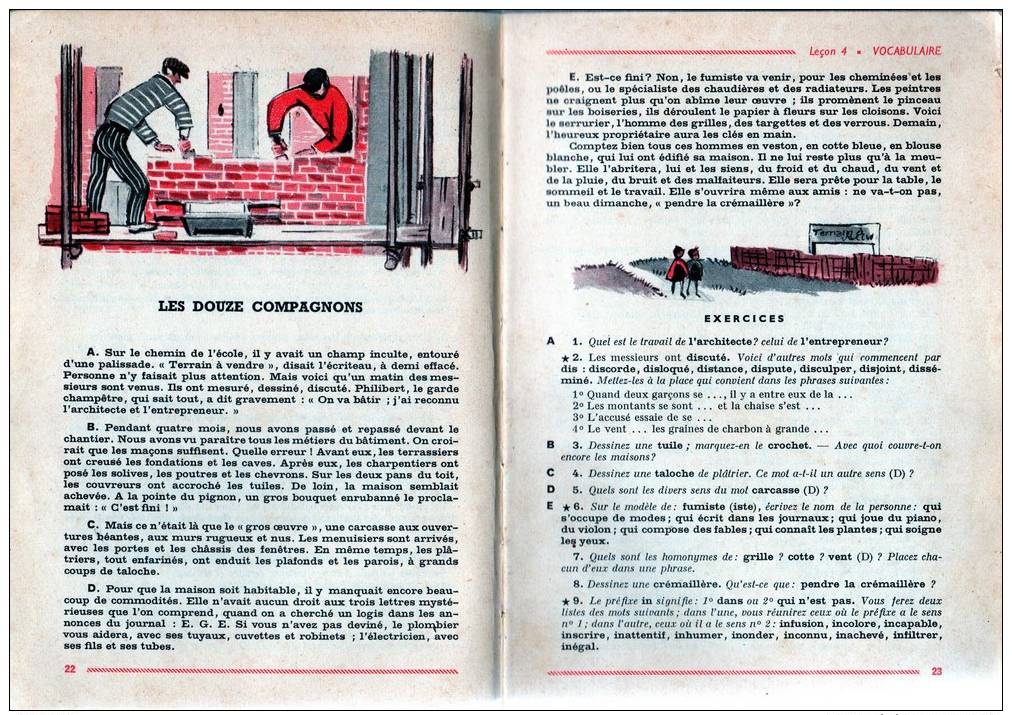 Le Français - 1955 - Scolaire - Trés Beau Livre - Cressot, Royer, André - 6-12 Ans