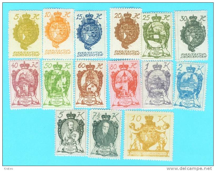 Stamps - Liechtenstein - Nuevos