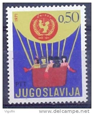 YU 1971-1437 CHILDRENS WEEK, YUGOSLAVIA, 1v, MNH - UNICEF