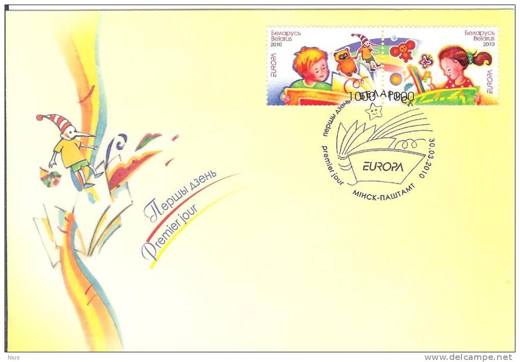 Belarus 2010 EUROPA Baby Books Pinocchio Winnie-the-Pooh - Bielorussia