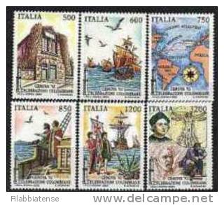 1992 - Italia 2046/51 Scoperta Dell'America ---- - Christophe Colomb