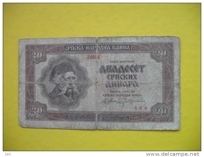 20 DINARA - Serbia