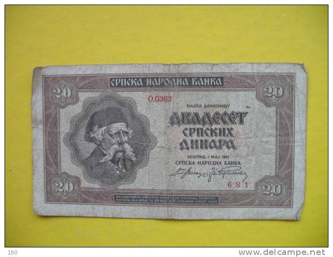 20 DINARA - Serbia