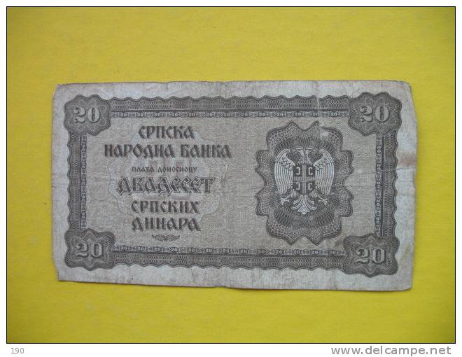 20 DINARA - Serbia