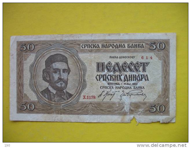 50 DINARA - Serbia