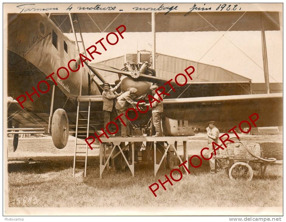 A--FARMANN 4 MOTEURS --1  Foto De Presse (M.ROL) ORLY !!-juin 1922--AVIATION-33e Regiment D,aviation De La A.F.R.- - 1919-1938: Entre Guerres