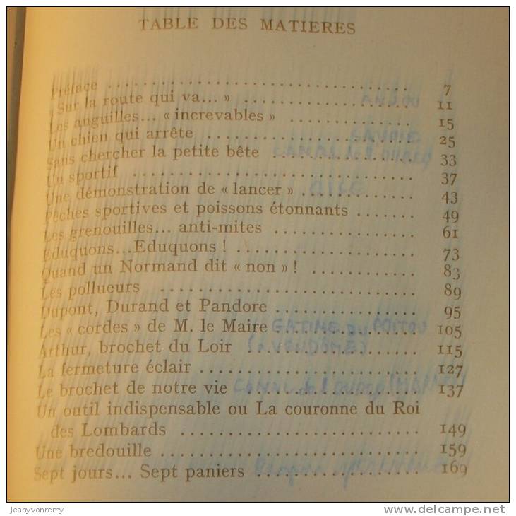 Eaux Vives...Pêche Vivante. Petites Histoires De Pêche Et De Nature. Par A-E Mars-Vallett. 1949. - Fischen + Jagen