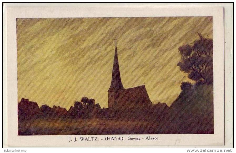 Illustrateur.....Hansi     J.J Waltz..Alsace - Hansi