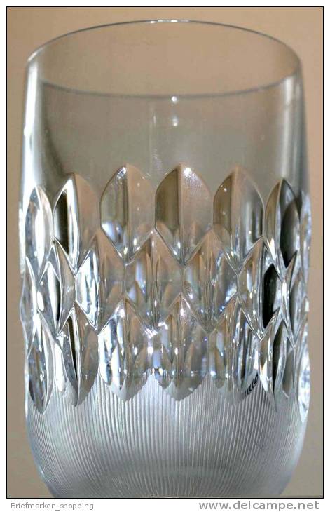 6 Bleikristall - Peill - Bierbecher - Serie Cordoba - Höhe 105 Mm - Durchmesser 65 Mm - Sacha-Katalog Nr. 3841-13 - Gläser