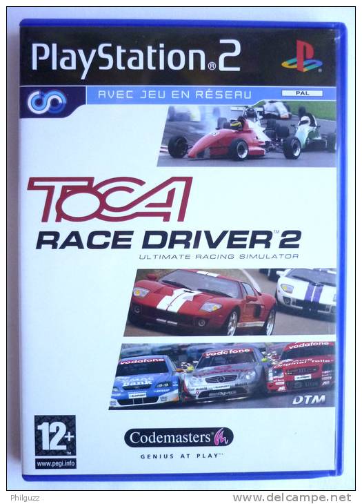 JEU PC  - PLAYSTATION 2 - TCA RACE DRIVER 2 - ULTIMATE RACING SIMULATOR - Playstation 2