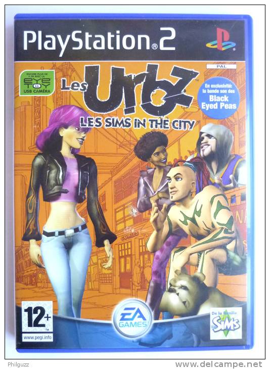 JEU PC  - PLAYSTATION 2 - LES URBZ LES SIMS IN THE CITY - Playstation 2