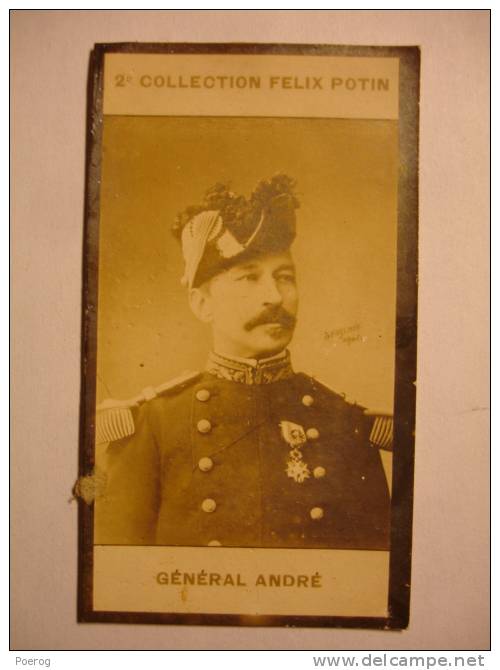 2ème COLLECTION FELIX POTIN - GENERAL LOUIS ANDRE - IMAGE / PHOTO GERSCHER - Militaire Militaria - Félix Potin