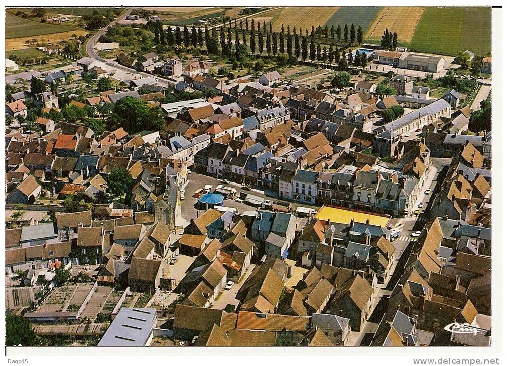 BEAUNE-la-ROLANDE (Loiret)  Vue Générale Aérienne - Beaune-la-Rolande
