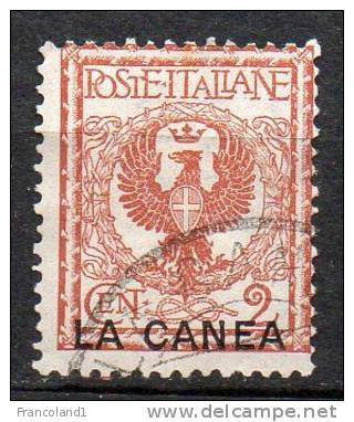 La Canea 1905 Sovrastampato N. 3 Timbrato Used - La Canea