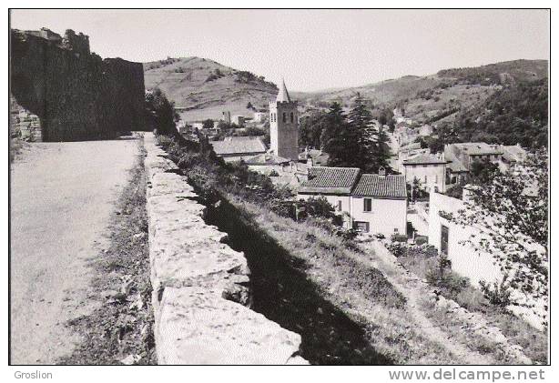 SAINT PONS (34) CARTE PHOTO VUE GENERALE SUR LA VILLE ET SUR LA CATHEDRALE - Saint-Pons-de-Thomières