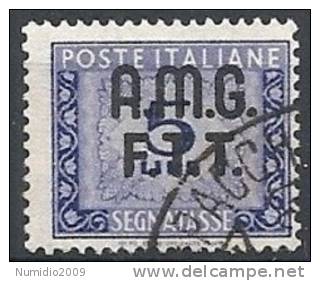 1947-49 TRIESTE A USATO SEGNATASSE 5 LIRE - RR10516 - Segnatasse