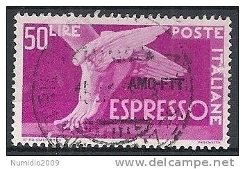 1952 TRIESTE A USATO ESPRESSO 50 LIRE - RR10521-2 - Eilsendung (Eilpost)