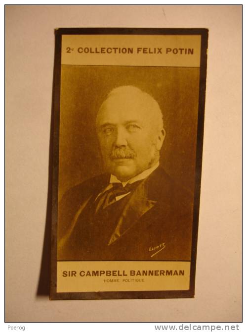 2ème COLLECTION FELIX POTIN - SIR CAMPBELL BANNERMAN - HOMME POLITIQUE - IMAGE / PHOTO ELIOTT - Politician Politicien - Félix Potin
