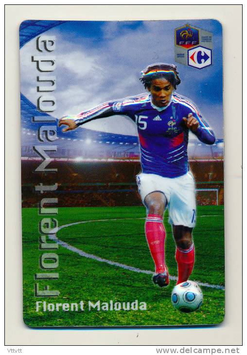 MAGNET : FLORENT MALOUDA, Football Coupe De Monde 2010 , Equipe De France, Carrefour - Sports