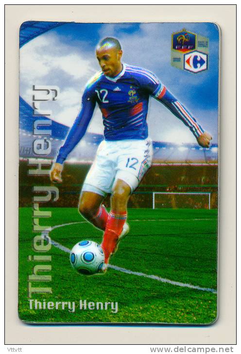 MAGNET : THIERRY HENRY, Football Coupe De Monde 2010 , Equipe De France, Carrefour - Sports