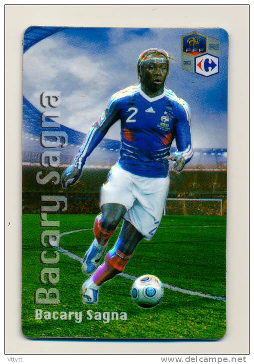 MAGNET : BACARY SAGNA, Football Coupe De Monde 2010 , Equipe De France, Carrefour - Sport