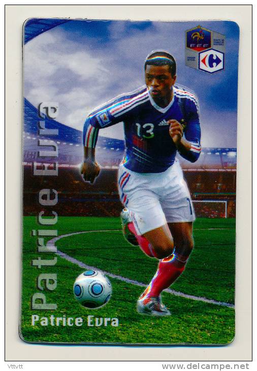 MAGNET : PATRICE EVRA, Football Coupe De Monde 2010 , Equipe De France, Carrefour - Deportes