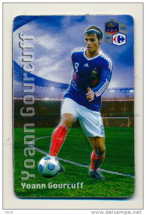 MAGNET : YOANN GOURCUFF, Football Coupe De Monde 2010 , Equipe De France, Carrefour - Sports