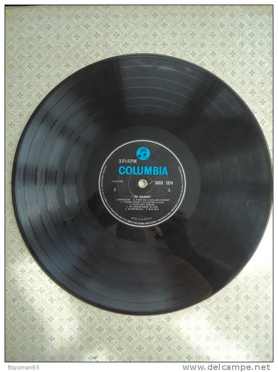 LP 33T  THE SHADOWS  COLUMBIA 33SX  1374 - Rock