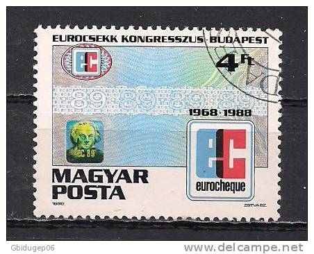 YT N° 3165 - Oblitéré - Congrès EUROCHEQUE - Used Stamps