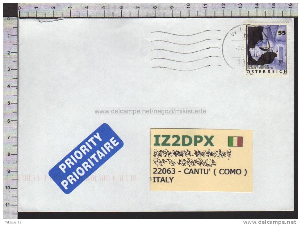 B7421 AUSTRIA Postal History 2003 NIEDEROSTERREICH HADRES WEINVIERTEL - Briefe U. Dokumente