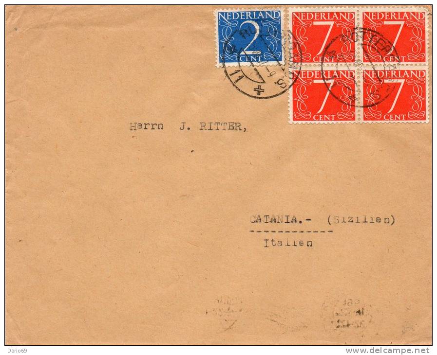 1957   LETTERA - Cartas & Documentos