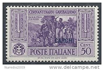 1932 EGEO CARCHI GARIBALDI 50 CENT MNH ** - RR10545 - Egée (Carchi)