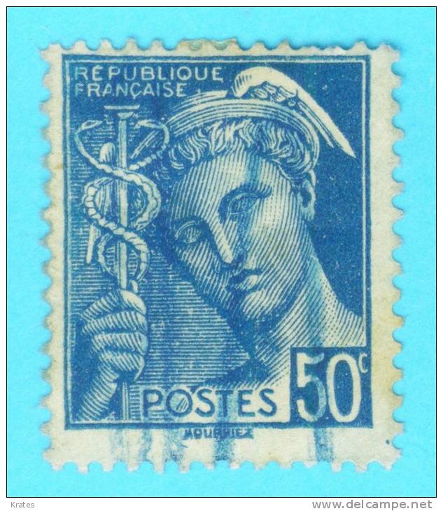 Stamps - France - 1938-42 Mercurio