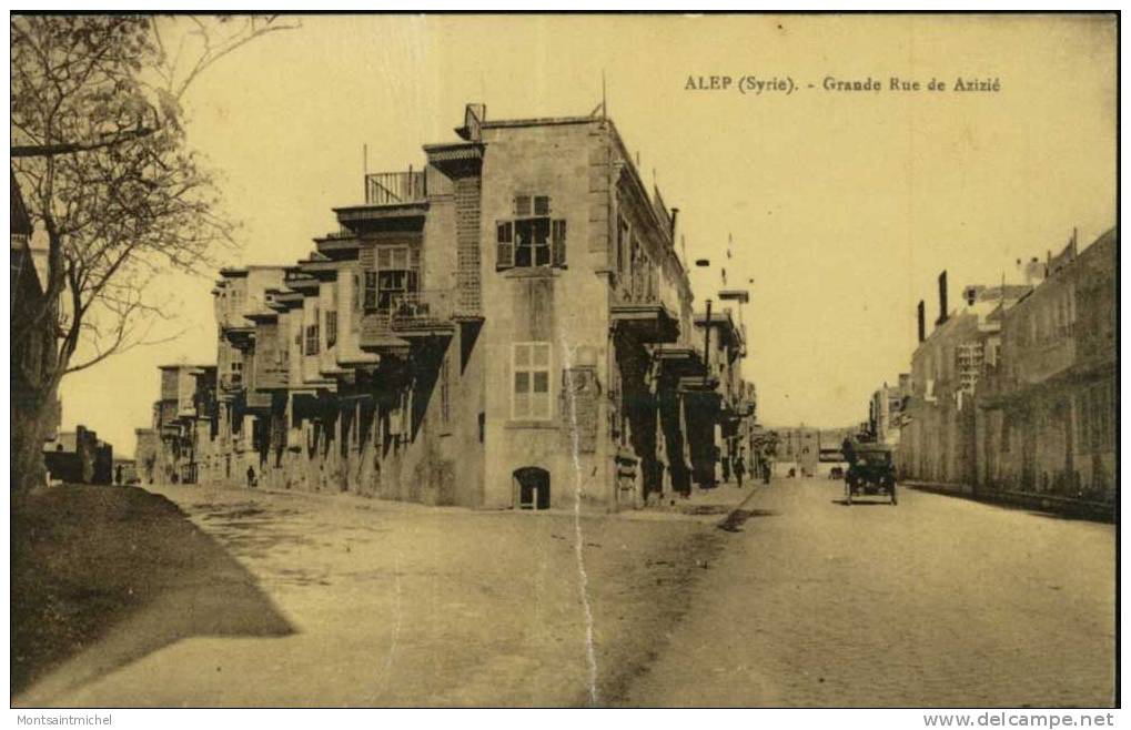 Alep. Syrie. Grande Rue De Azizié. Vieille Voiture. - Syrie