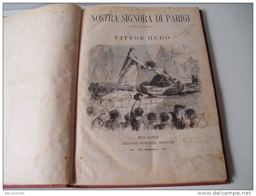 Vittor  Hugo / NOSTRA  SIGNORA  DI  PARIGI - Livres Anciens