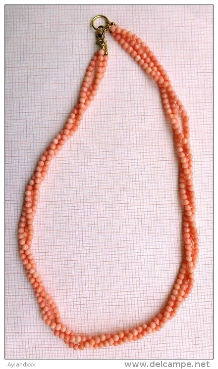 Fine Pink Coral Necklace - Colliers/Chaînes