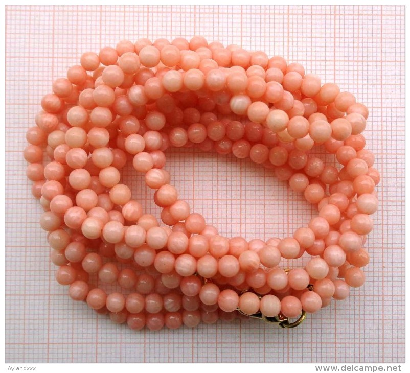 Fine Pink Coral Necklace - Colliers/Chaînes