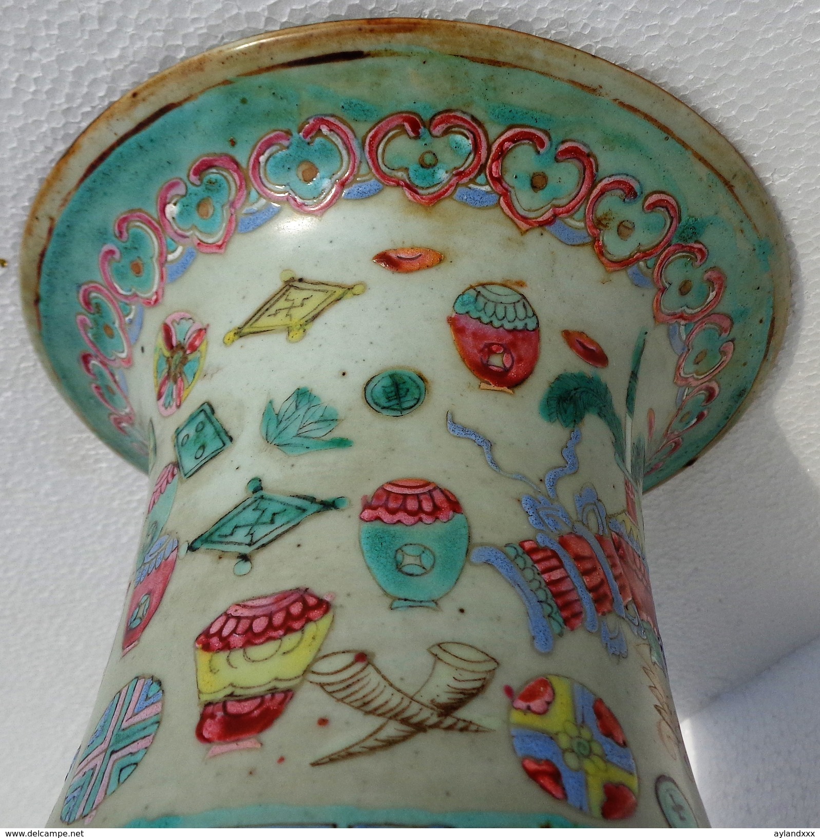 CINA (China): Very fine Chinese antique porcelain vase