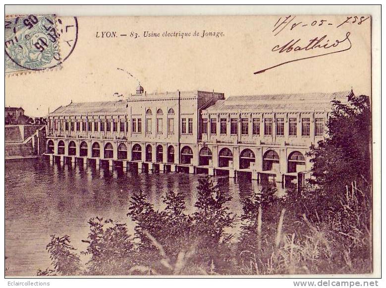 Lyon    Usine élecrique De Jonage - Sonstige & Ohne Zuordnung