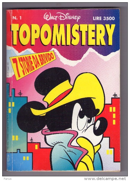 Topomistery 3 Volumi N° 1 - 2 - 5 Topolino - Disney Fumetti - Disney