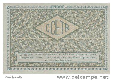 BILLET O.C.R.P.I. SECTION DES FONTES FERS ET ACIERS ID 0,989,251 31 DECEMBRE 1948 CHAMBRE DES METIERS Sans Cachet Dos - Bons & Nécessité