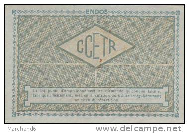 BILLET O.C.R.P.I. SECTION DES FONTES FERS ET ACIERS ID 0,989,252 31 DECEMBRE 1948 CHAMBRE DES METIERS Sans Cachet Dos - Bons & Nécessité