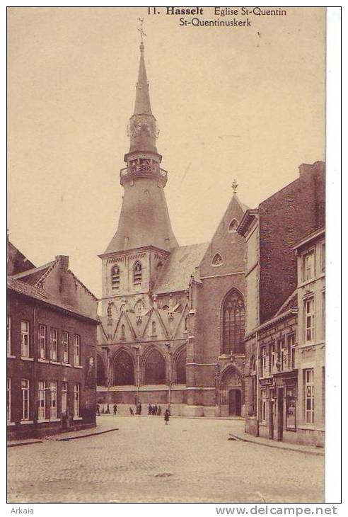 HASSELT = Eglise St-Quentin (écrite) 1934 - Hasselt