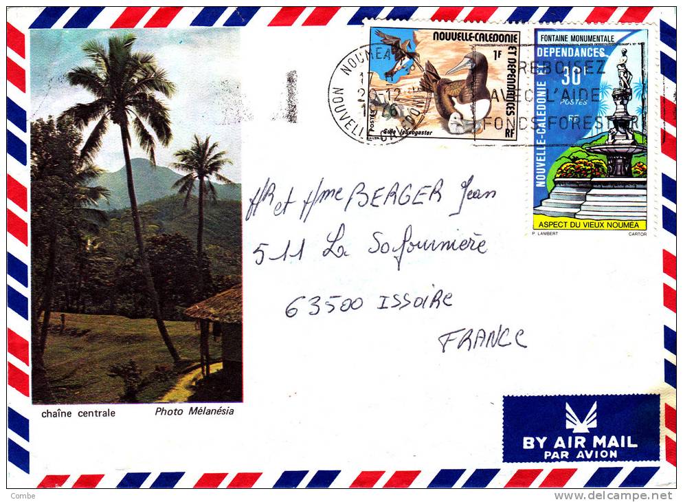 Belle Lettre Nouvelle Calédonie, 1976/149 - Lettres & Documents