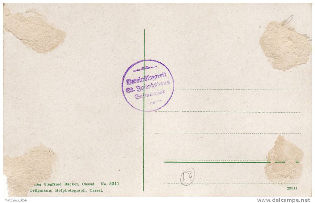 CPA 1919 SALMUNSTER - Hessische Trachten (ww1, Wk1) - Bad Soden