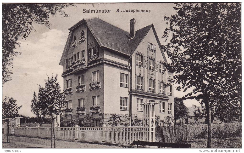 CPA Janvier 1917 SALMUNSTER - Bereinslazarett Saint Josephshaus (ww1, Wk1) - Bad Soden