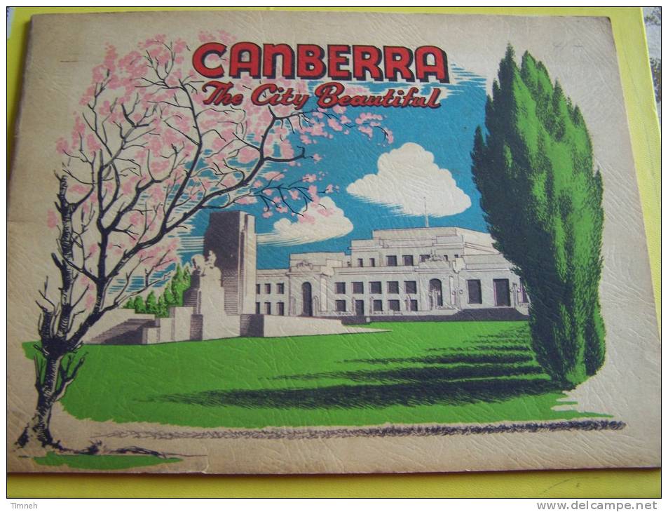 CANBERRA The City Beautiful - Australian Capital Territory - Automobiles D époque - Brochure De 24 Pages - - Culture