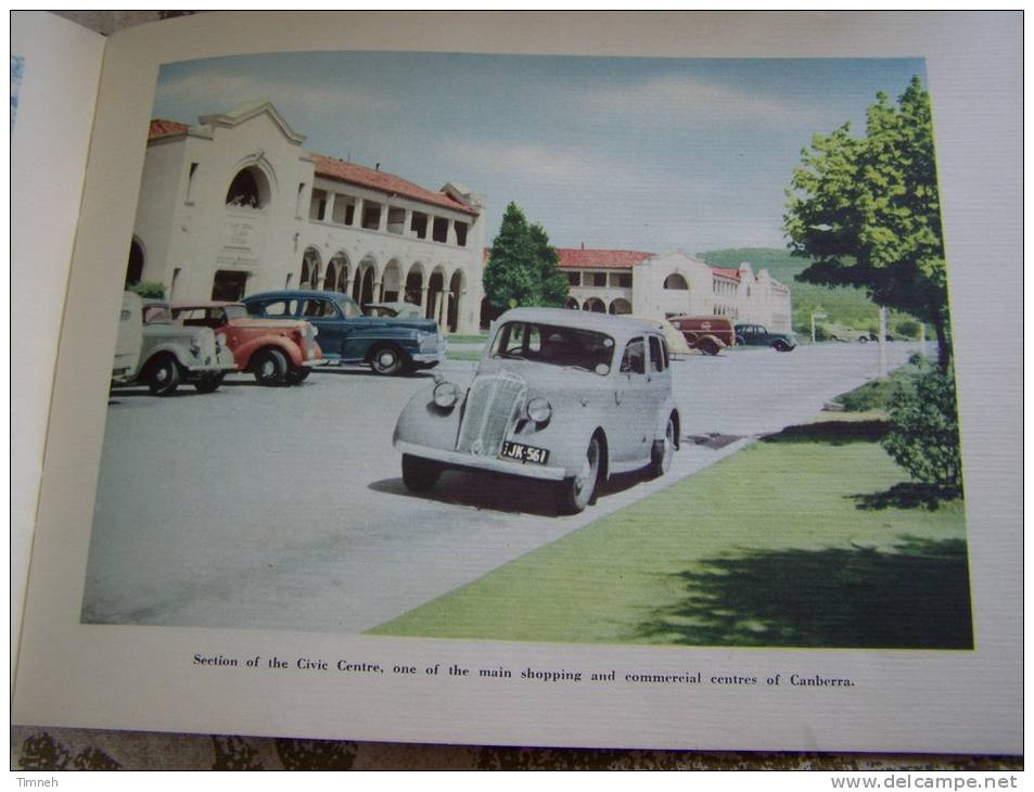 CANBERRA The City Beautiful - Australian Capital Territory - Automobiles D époque - Brochure De 24 Pages - - Cultura